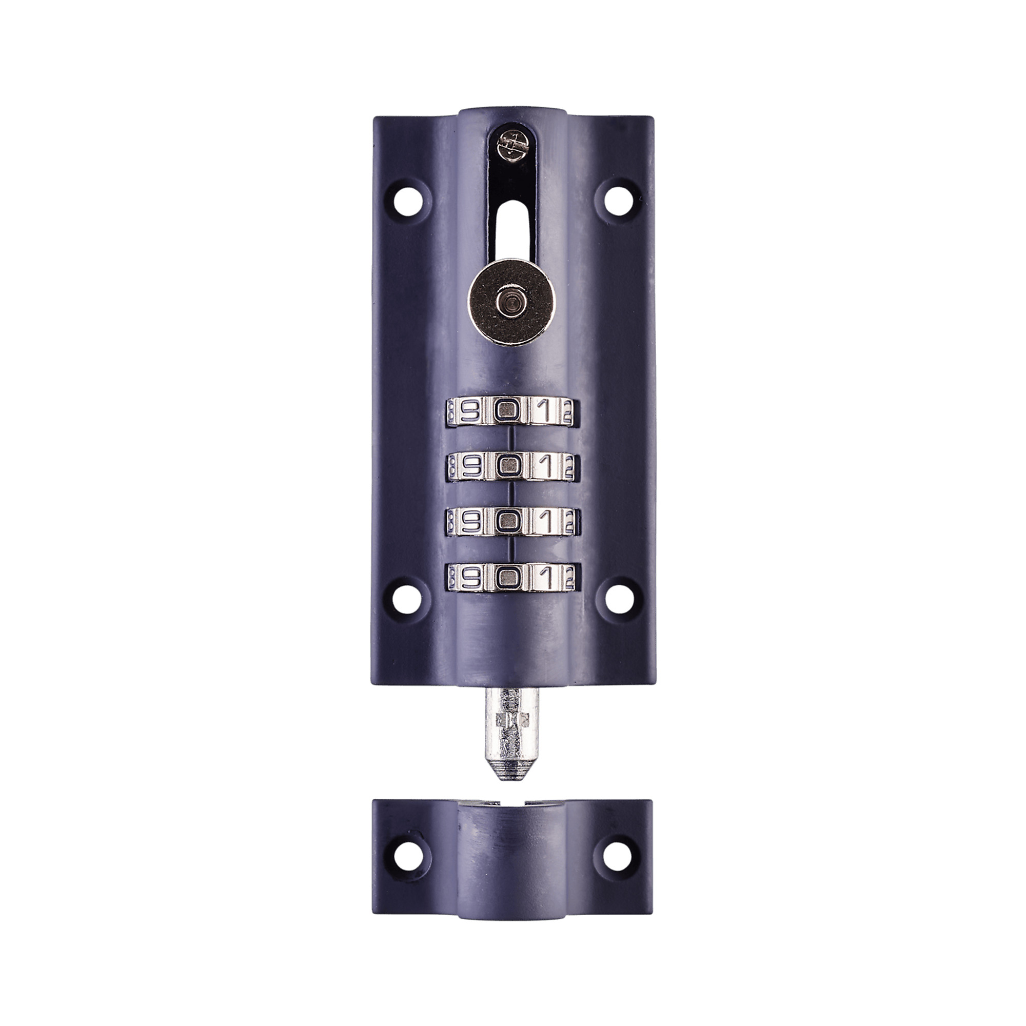Squire Combi-Bolt Combi 4, Weatherproof Combination Bolt Lock, 4-Wheel